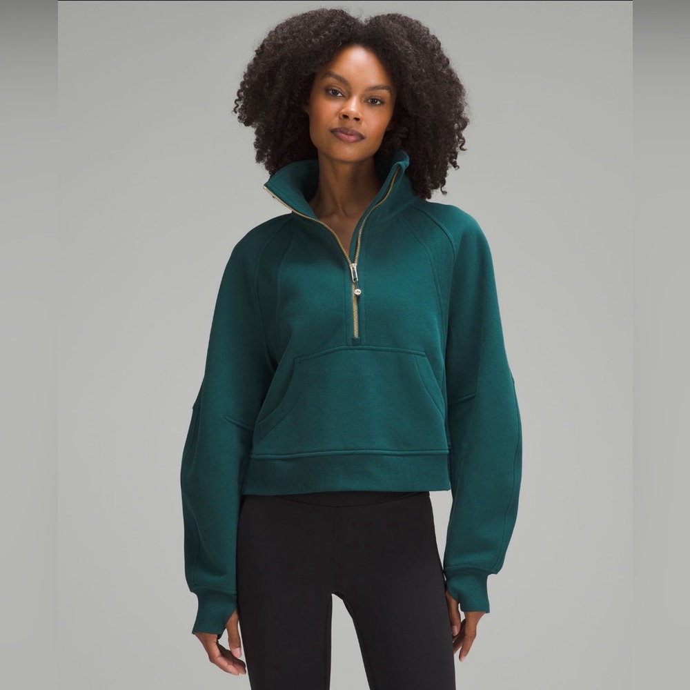 Scuba Oversized Funnel Neck Half Zip
*Gold Zip